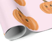 水彩かわいいカボチャ ラッピングペーパー (ロールコーナー)