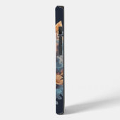 水彩かわいい花猫のしぶき Case-Mate iPhoneケース (裏面 / 左)