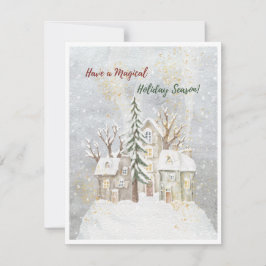 水彩かわいい魔法のような シーズンカード