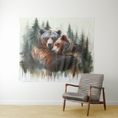 水彩が荒野素朴を彩る背景 タペストリー (インサイチュ(横))