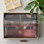 水彩が飾られたクリスマスくるみ割り 薄葉紙 (ギフト)