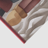 水彩が飾られたクリスマスくるみ割り 薄葉紙 (詳細)