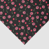 水彩さくらんぼハート 薄葉紙 (詳細)