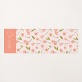 水彩さくらんぼパターン ヨガマット (正面(横))