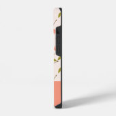 水彩さくらんぼパターン iPhoneケース (左側面)