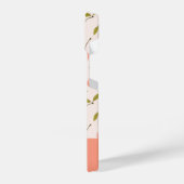 水彩さくらんぼパターン iPhoneケース (左側面)