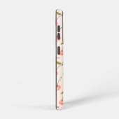 水彩さくらんぼパターン SAMSUNG GALAXYケース (右側面)