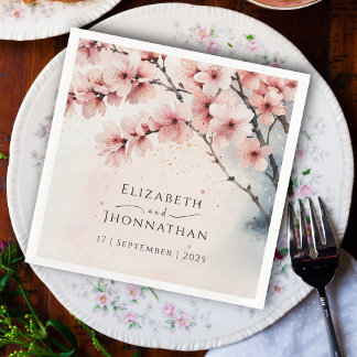 水彩さくらんぼブロッサムシ結婚ック記念日