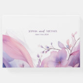 水彩さくらんぼ結婚花ズゲストブック ゲストブック (裏面)