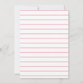 水彩さくらんぼ花の写真の保存日付 セーブザデート (裏面)