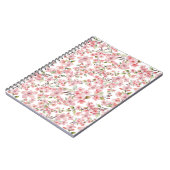 水彩さくらんぼ花咲き手帳 ノートブック (左側)