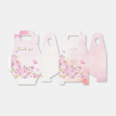 水彩さくらんぼ花女の子ベビーシャワー フェイバーボックス (折り畳みなし)