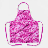 水彩さくらんぼ花模様 エプロン (正面)