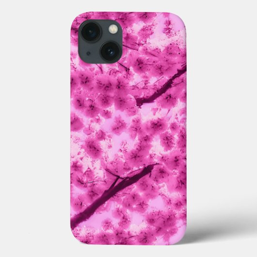 水彩さくらんぼ花模様 Case-Mate iPhoneケース (裏面)