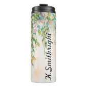 水彩つるの花バラ タンブラー (正面)