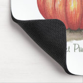 水彩つる植物のかわいいカボチャ マウスパッド (コーナー)