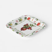 水彩でザクロオーガニックンを生成 ペーパープレート (傾斜あり)