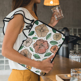 水彩とインクフラワー – ヴィンテージパレット ラップトップスリーブ