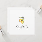 水彩とインクレモン カード (正面/裏面インサイチュ)