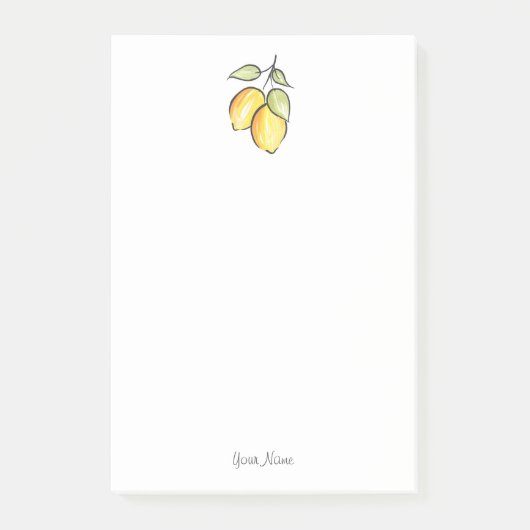 水彩とインクレモン ポストイット (正面)