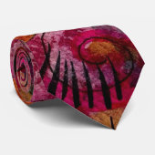 水彩とインク抽象芸術の美絵画美 ネクタイ (ロール)