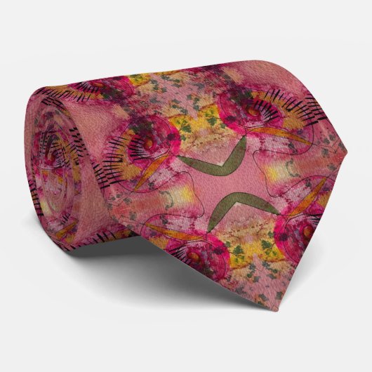 水彩とインク抽象芸術の美絵画美 ネクタイ (ロール)