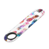 水彩とネブラパイナップルイラストレーション スピード栓抜き (裏面アングル)