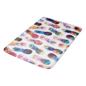 水彩とネブラパイナップルイラストレーション バスマット (アングル)