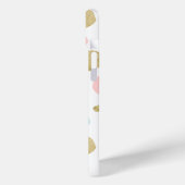 水彩とフェイクグリッタードットのパターン Case-Mate iPhoneケース (裏面 / 左)