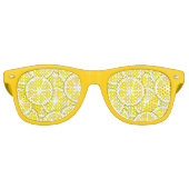 水彩とペンレモンスライス レトロサングラス (正面)