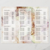 水彩と金ゴールド箔のパンフレット (裏面)