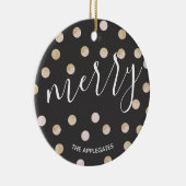 水彩と金ゴールド |セラミックオーナメント セラミックオーナメント (右)