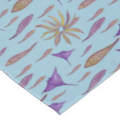 水彩と魚 テーブルクロス (アングル)