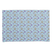 水彩と魚 枕カバー (正面右)