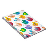 水彩ねこたちと仲間たち ノートブック (右側)