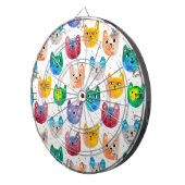 水彩ねこといっしょ ダーツボード (正面右)