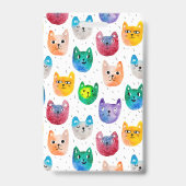 水彩ねこといっしょ バッジ (裏面)