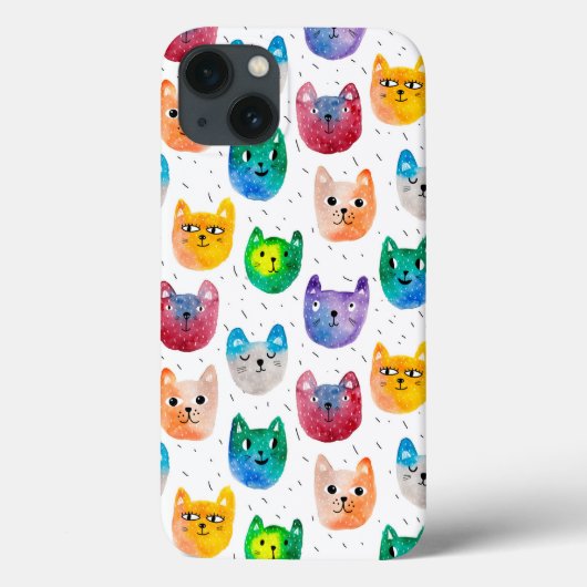 水彩ねこといっしょ Case-Mate iPhoneケース (裏面)