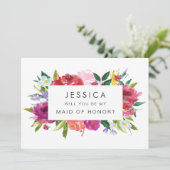 水彩のお願いは私の花嫁のお願いです 招待状 (スタンド正面)