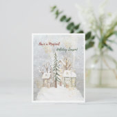 水彩のかわいい魔法のような シーズンカード (スタンド正面)