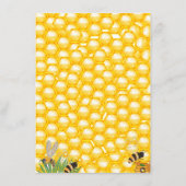 水彩のまわりにフローラ誕生日パーティーメニュー メニュー (裏面)