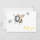 水彩のまわりに感謝してい- サンキューカード (正面)