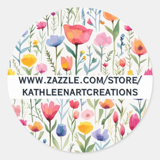 水彩のような柔らかな頬紅　ボタニカル・フローラル ラウンドシール (正面)