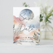 水彩のウェディング招待状 招待状 (スタンド正面)