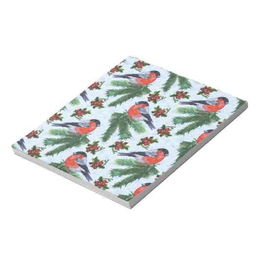 水彩のウグイス ノートパッド (回転)