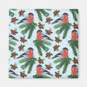 水彩のウグイス マグネット (正面)