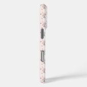 水彩のエレガントなピンクのバラと蝶 Case-Mate iPhoneケース (裏面 / 右)
