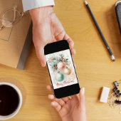 水彩のオーナメント シーズンカード