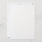  水彩のカボチャとヒマワリの感謝祭  招待状 (裏面)