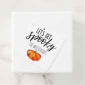 水彩のカボチャ不気味ハロウィーンを手に入れよう フェイバータグ (インサイチュ)